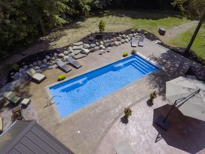 Pool for swimming and exercise